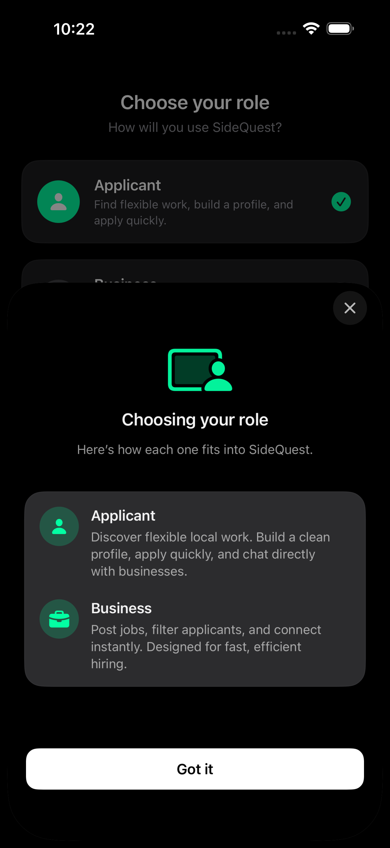 Role differences explained