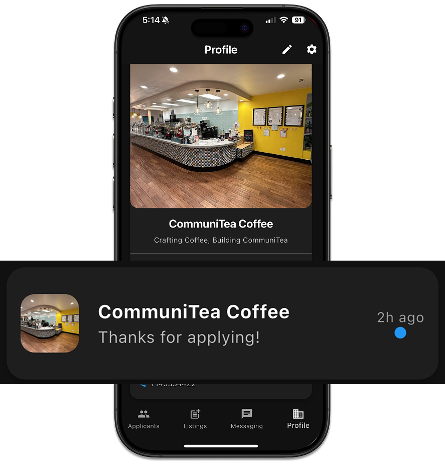 Business Profile Screenshot